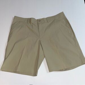 42 Khaki Under Armour Heat Gear Nylon Shorts
